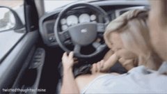 Getting blown while driving
