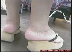 Arab Feet WOMEN new candid arabic  