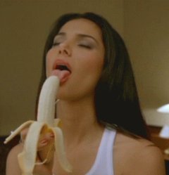 Roselyn Sanchez Licking A Banana Porn Gif